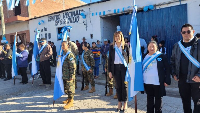 El barrio 9 de Julio celebró su aniversario, en medio de muchas necesidades