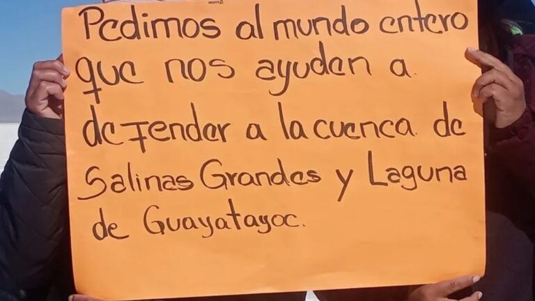 Fallo contra las comunidades permite la explotación de litio en Salinas Grandes