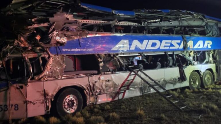 Colectivo que viajaba a Jujuy chocó con un camión: 4 personas murieron