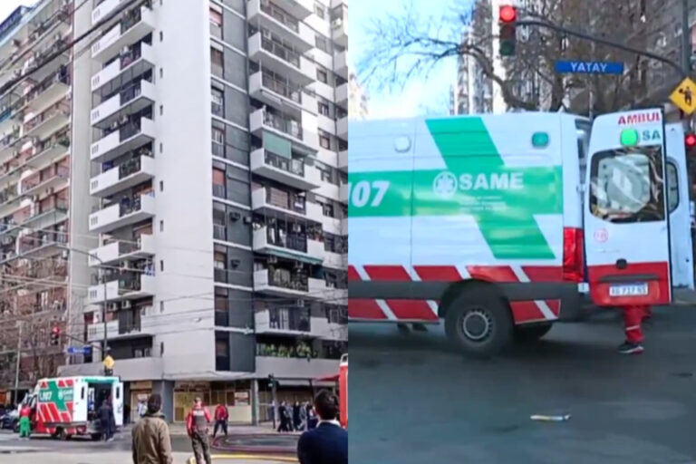 Murió una mujer por un incendio en Caballito