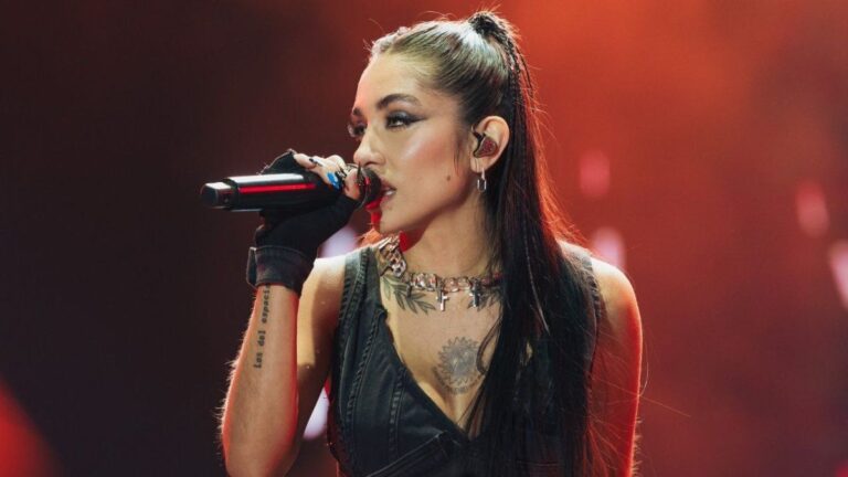 María Becerra anunció un show en River con un espectáculo de drones sobre Puerto Madero