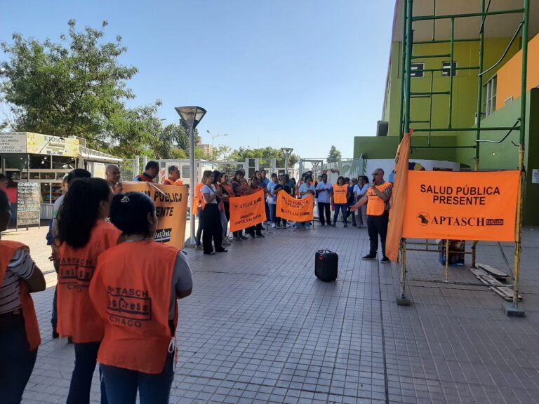 APTASCH alerta sobre la crisis sanitaria en Chaco: ajuste, pérdida salarial y amenaza a derechos laborales
