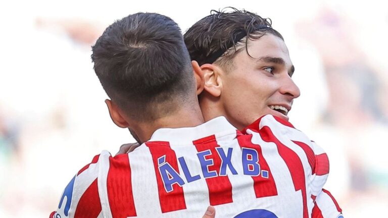 Video: Julián Álvarez brilló en la victoria del Atlético Madrid ante Newcastle en un amistoso