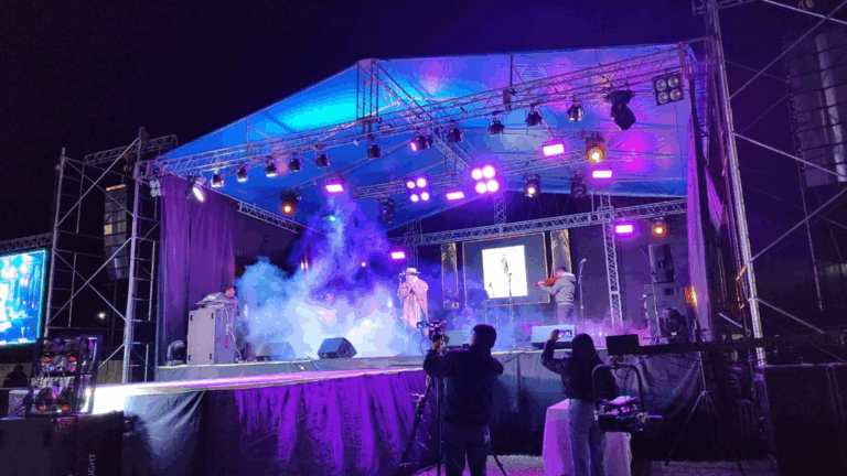 Pampa Blanca de festejo: se realiza la Serenata en honor a San Roque