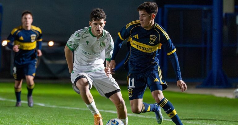 Show de la Reserva de Boca: goleó 5-1 a Banfield y escala en la Zona A