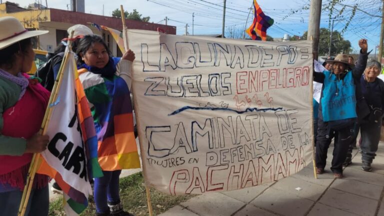 Comunidades volvieron a plantarse para defender el agua