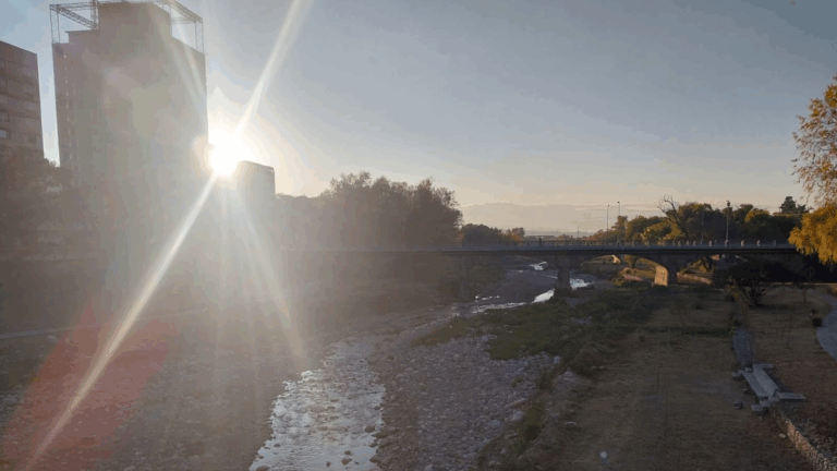 Soleado y frío: así arranca la semana en la ciudad