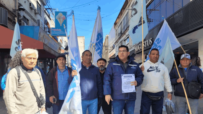 Municipales retomaron las acciones de protestas para pedir mejoras salariales