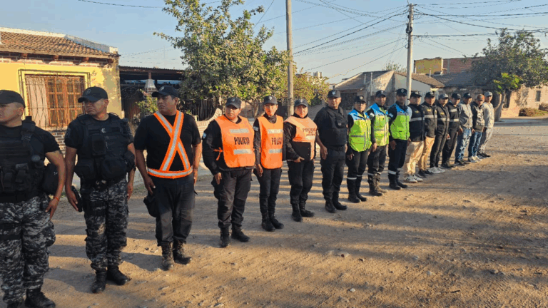 Ante la inseguridad reinante, reforzaron los operativos policiales en Perico