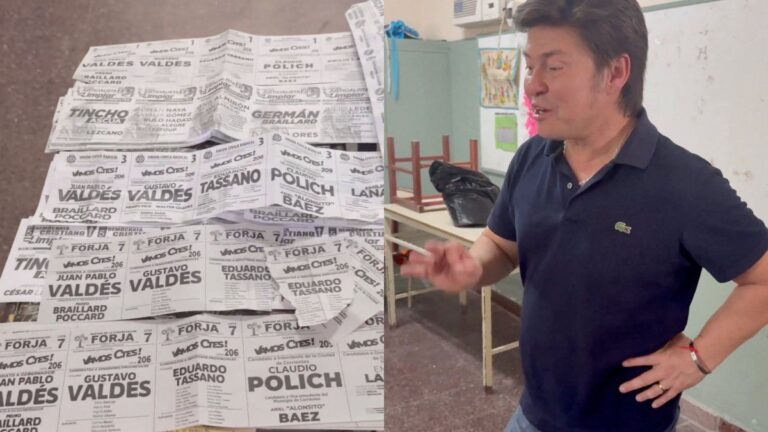 Corrientes: polémico video de Lisandro Almiron dentro del cuarto oscuro en plena elección