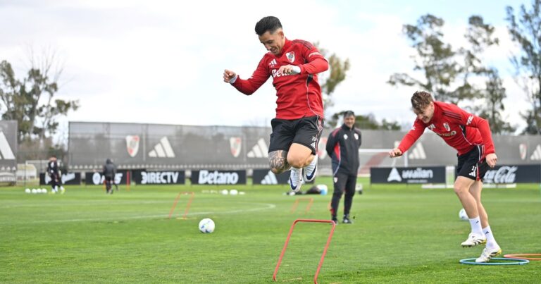 Las novedades de la práctica de River: ausentes, preservados y un regreso que se acerca