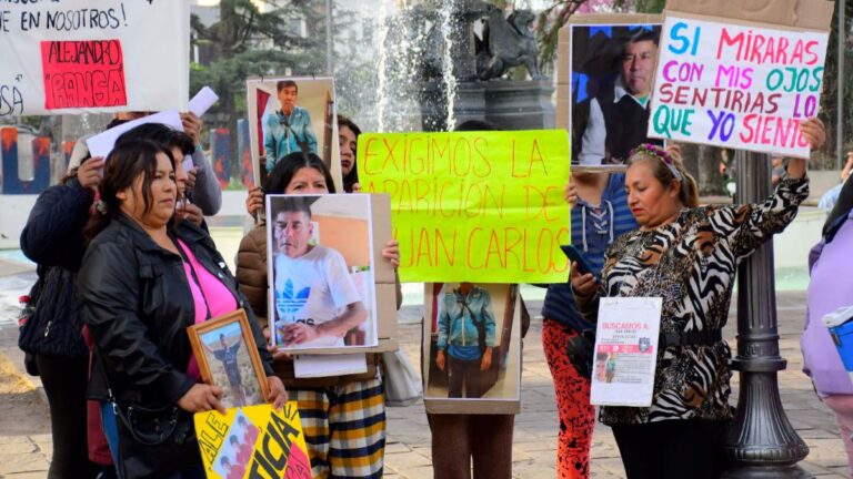 Caso Matías Jurado: familiares de desaparecidos marcharon pidiendo Justicia