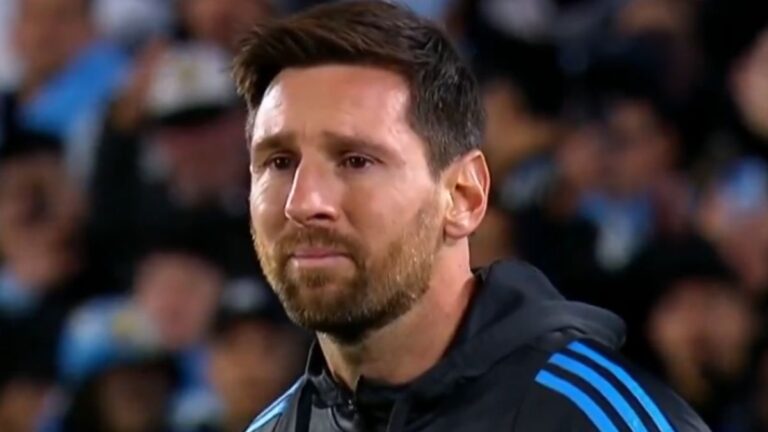 Lionel Messi se emocionó en su último partido oficial con la Selección Argentina en el país