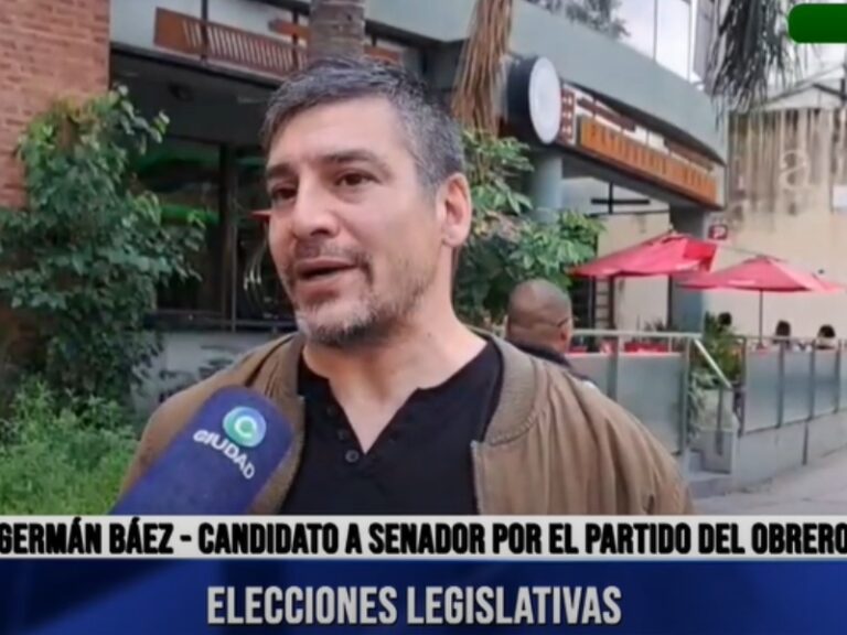 Báez: Un voto al Partido Obrero es una garantía de defensa de los trabajadores