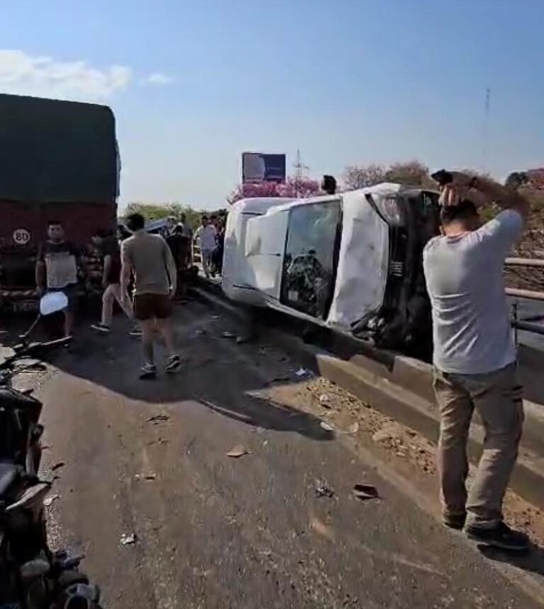Los heridos del choque en el puente Chaco-Corrientes fueron dados de alta