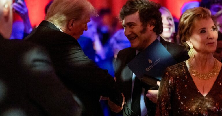 Milei agradeció a Donald Trump y su secretario del Tesoro por el «apoyo incondicional al pueblo argentino»