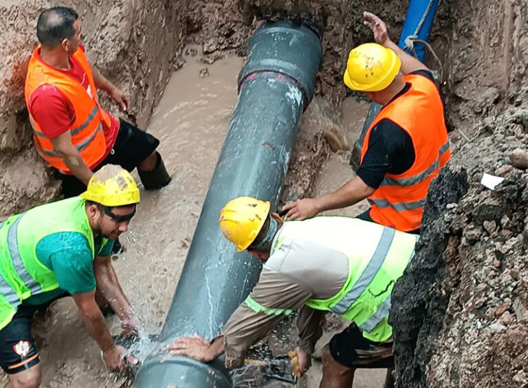 SAMEEP reparó el acueducto Colonia Benítez-Margarita Belén y normalizó el servicio