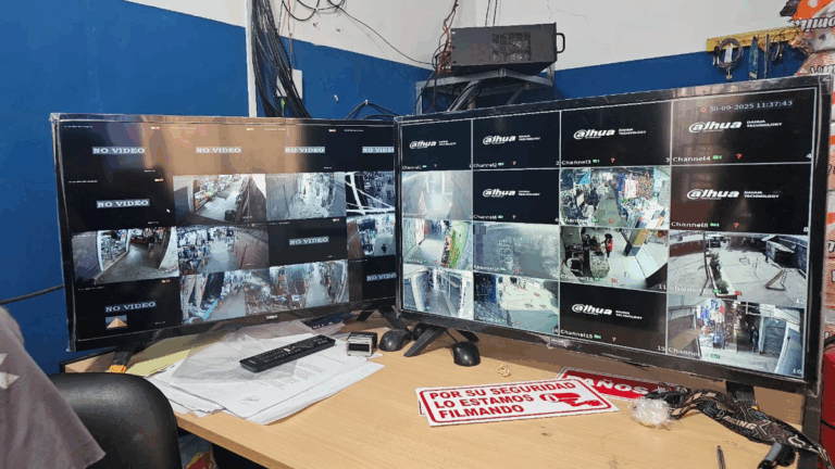 Ante hechos de robo, instalaron nuevas cámaras de seguridad en la Feria de Perico