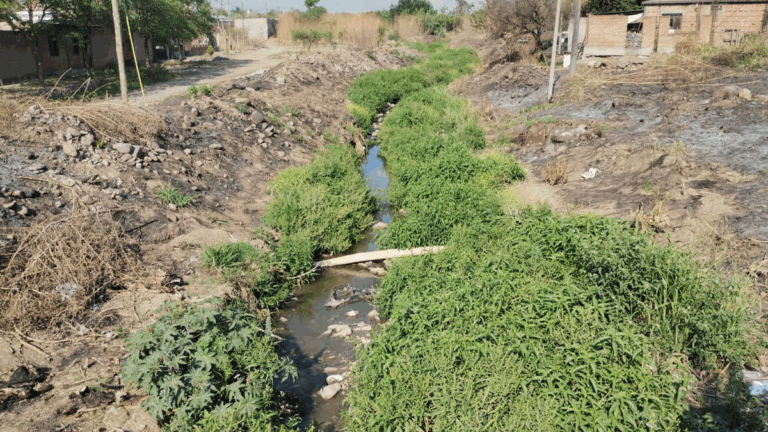 Palpalá: las pérdidas de líquidos cloacales invadieron el Arroyo Huaico Chico