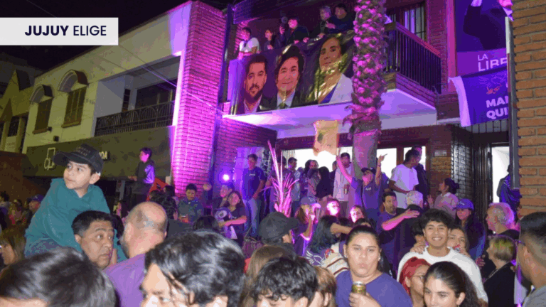 Los festejos de La Libertad Avanza en Jujuy