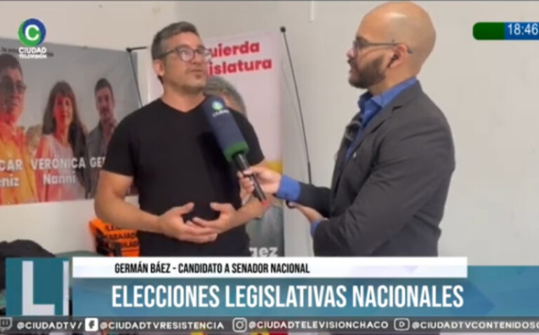 Germán Báez, candidato del PO:Sin dudas, estas elecciones son importantes y se han polarizado muchísimo