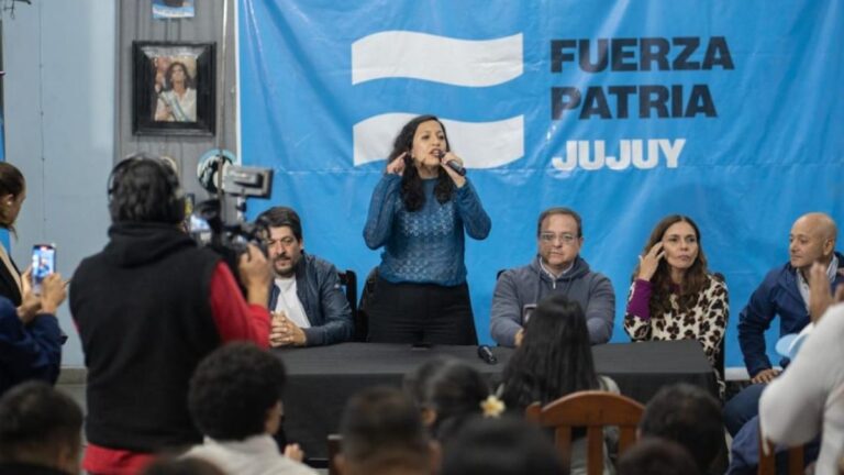 Leila Chaher: agradeció a la militancia peronista, que no traicionó y que milito a fuerza patria