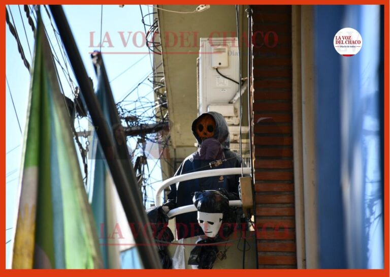 Es Halloween en el otro lado del mundo y en Resistencia nos encontramos con esto