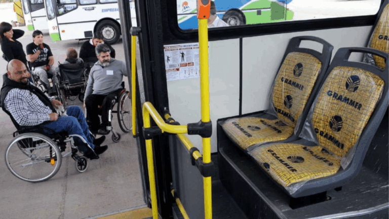 Licitación del Transporte en la mira: personas con discapacidad, excluidas del sistema
