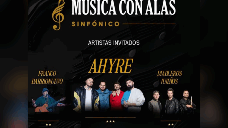 Ahyre se presentará en el concierto solidario de la Orquesta «Música con Alas»