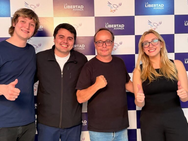 Influencers libertarios visitaron Resistencia por el triunfo electoral