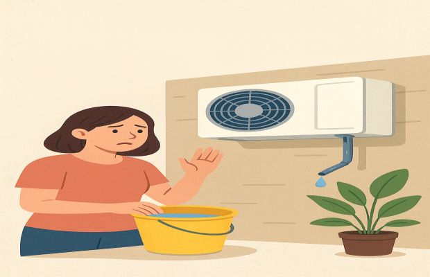 Piden extremar cuidados con los desagotes de aires acondicionados en el centro de San Pedro