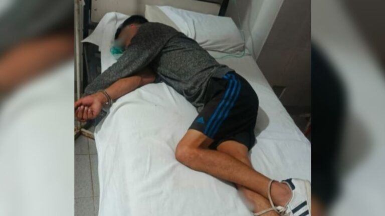 Un ladrón sufrió un ataque de ansiedad al ser detenido y terminó hospitalizado