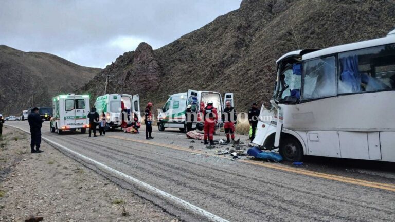 Un muerto y más de 20 heridos en un choque entre un camión y un colectivo