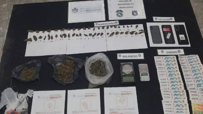 Allanaron tres viviendas en El Carmen y detuvieron a tres personas por venta de drogas