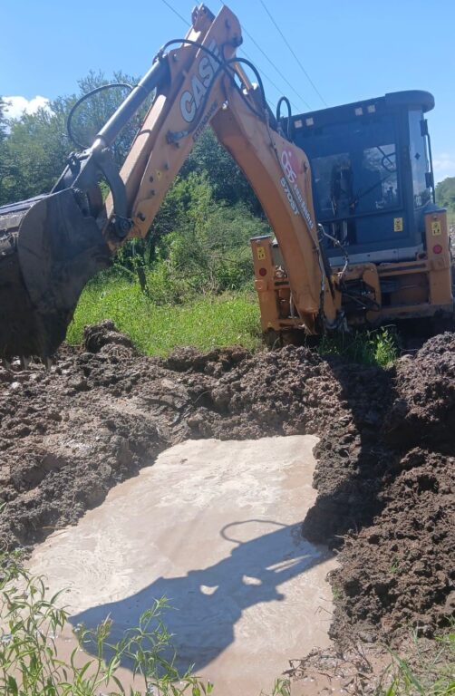 Sameep trabaja en reparar la rotura del acueducto norte y restablecer el servicio