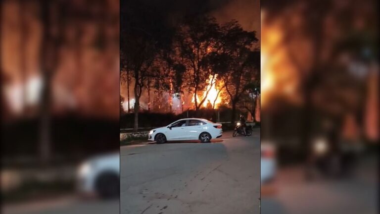 Investigan un incendio en Perico que se habría originado por pirotecnia