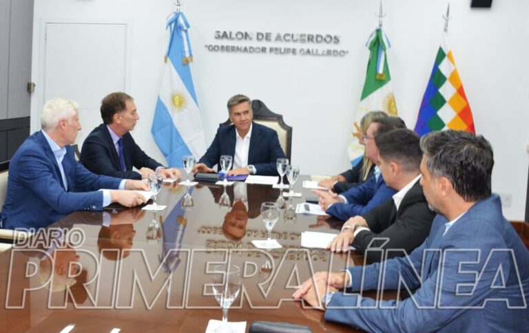 Zdero recibió al l Ministro del Interior de Nación, Diego Santilli