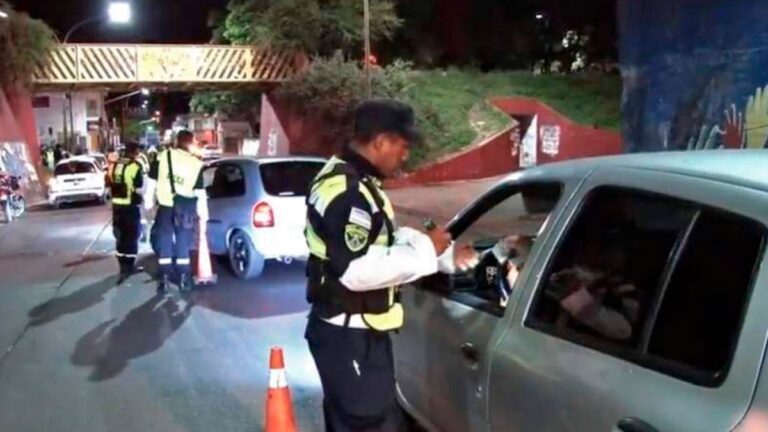 124 actas por alcoholemia durante el fin de semana, sin fallecidos por siniestros viales