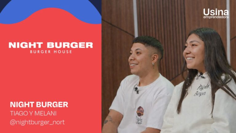 Usina Emprendedora: Night Burger, una pareja joven que apuesta a emprender