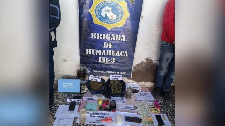 Allanamiento en Tilcara y secuestro de marihuana