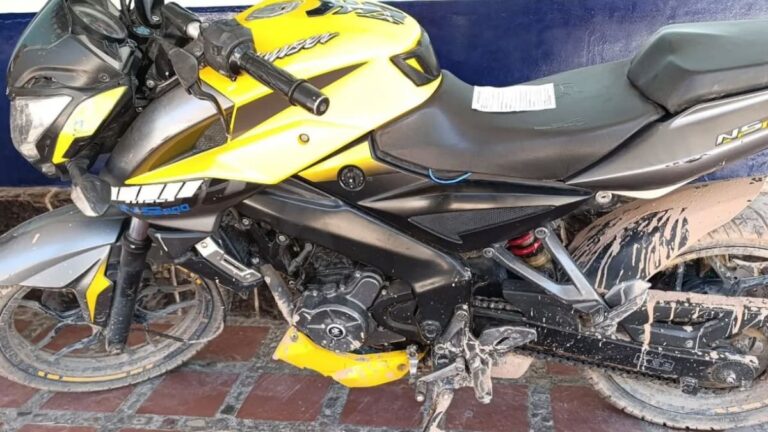 Circulaba con 2.0 de alcohol en sangre en una motocicleta robada en Buenos Aires