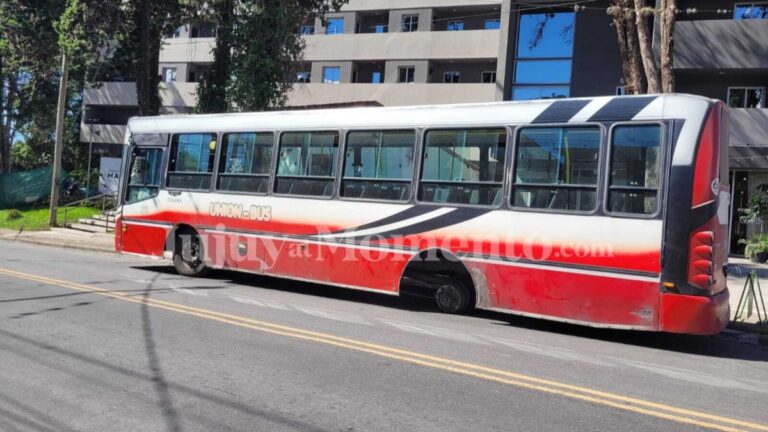 Pudo ser una tragedia: colectivo perdió dos neumáticos con pasajeros a bordo