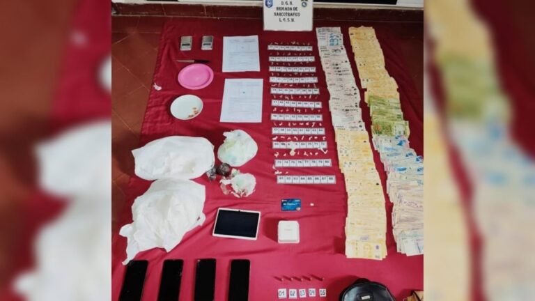Más de 30 detenidos y casi 18 mil dosis secuestradas en operativos antidrogas en Jujuy
