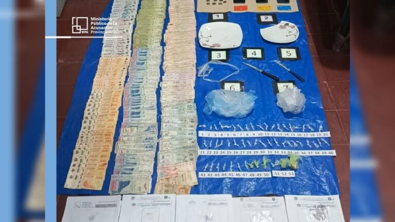 Allanamiento en Alto Comedero: secuestran más de 50 dosis de cocaína y detienen a un hombre