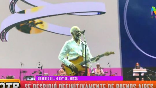 Gilberto Gil le dijo adiós a Buenos Aires: reencuentro con Charly García y último recital en Argentina