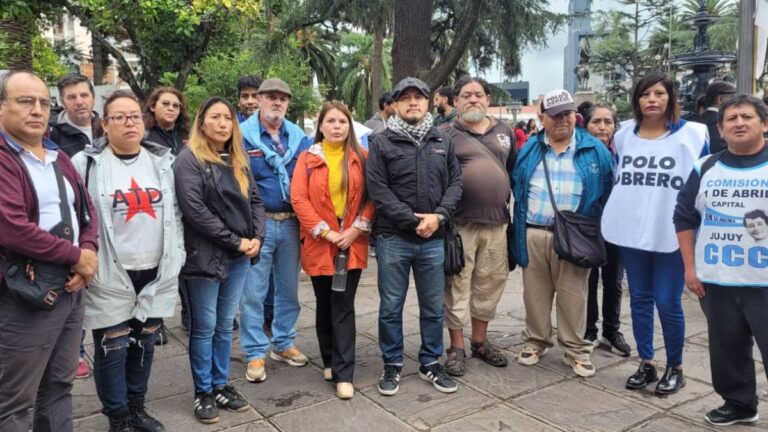 Organizaciones sociales se sumaron al reclamo por sueldos bajos en Jujuy