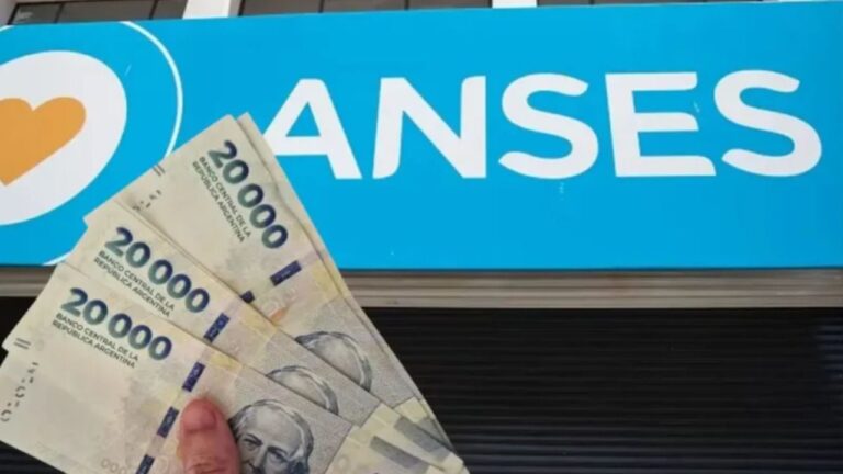 Calendario y logo de ANSES con información de pagos para jubilados y asignaciones.