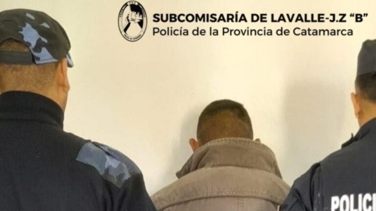 Policía en operativo de arresto por abigeato en Lavalle, Santa Rosa