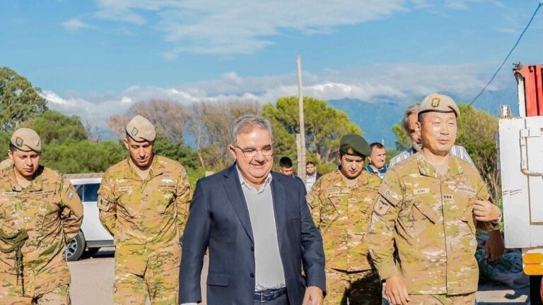 Gobernador Raúl Jalil durante declaraciones sobre el regreso del Ejército a Catamarca