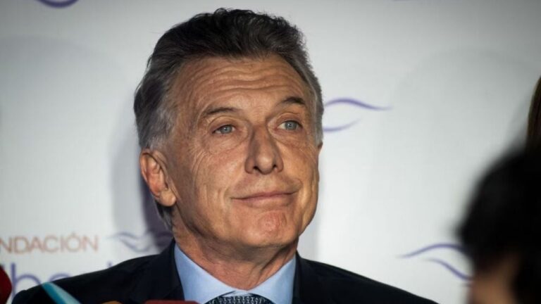 Mauricio Macri en evento público